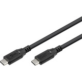 goobay USB-C 4.0 > USB-C, Câble Noir, 2 mètres