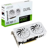 ASUS GeForce RTX 4060 Dual EVO White OC Edition, Carte graphique DLSS 3, 3x DisplayPort, 1x HDMI 2.1