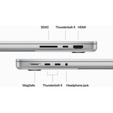 Apple MacBook Pro 14" 2023 (MRX83FN/A) 14.2" PC portable Argent | M3 Max | 30-Core GPU | 36 Go | 1 To SSD