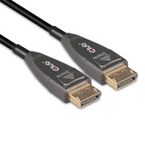 Club 3D DisplayPort 1.4 optique actif unidirectionnel, Câble Noir, 20 mètres, 4K 120Hz, 8K 60Hz