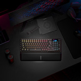 Corsair VANGUARD 96 WIRELESS RGB clavier gaming mécanique Noir, Layout US (QWERTY), Corsair MLX Plasma, 96%, RGB, Keycaps PBT double-shot, ABS single-shot, Hot-swap, RF2.4 / USB / Bluetooth
