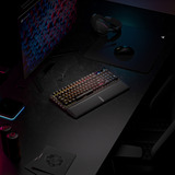 Corsair VANGUARD 96 WIRELESS RGB clavier gaming mécanique Noir, Layout US (QWERTY), Corsair MLX Plasma, 96%, RGB, Keycaps PBT double-shot, ABS single-shot, Hot-swap, RF2.4 / USB / Bluetooth