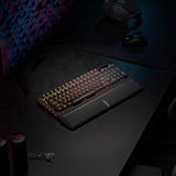 Corsair VANGUARD 96 WIRELESS RGB clavier gaming mécanique Noir, Layout US (QWERTY), Corsair MLX Plasma, 96%, RGB, Keycaps PBT double-shot, ABS single-shot, Hot-swap, RF2.4 / USB / Bluetooth