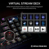 Corsair VANGUARD 96 WIRELESS RGB clavier gaming mécanique Noir, Layout US (QWERTY), Corsair MLX Plasma, 96%, RGB, Keycaps PBT double-shot, ABS single-shot, Hot-swap, RF2.4 / USB / Bluetooth