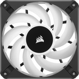 Corsair iCUE AF120 RGB ELITE, Ventilateur de boîtier Noir, 1 pièce, connecteur de ventilateur PWM à 4 broches, En vrac