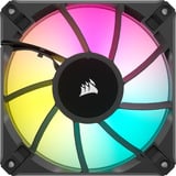 Corsair iCUE AF120 RGB ELITE, Ventilateur de boîtier Noir, 1 pièce, connecteur de ventilateur PWM à 4 broches, En vrac