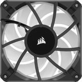 Corsair iCUE AF120 RGB ELITE, Ventilateur de boîtier Noir, 1 pièce, connecteur de ventilateur PWM à 4 broches, En vrac