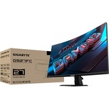 GIGABYTE GS27FC  27" Moniteur gaming incurvé  Noir (Mat), 180Hz, HDMI, DisplayPort, AMD Free-Sync