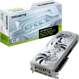GIGABYTE GeForce RTX 5070 Ti EAGLE OC ICE SFF 16G, Carte graphique 1x HDMI, 3x DisplayPort
