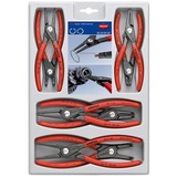 KNIPEX Jeu de pinces à circlips 00 20 04 SB, Set de pinces Rouge