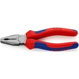 KNIPEX Pince universelle 03 02 160, Pinces Bleu, Pinces d'électricien, Acier, Plastique, Bleu/rouge, 16 cm, 223 g