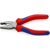 KNIPEX Pince universelle 03 02 160, Pinces Bleu, Pinces d'électricien, Acier, Plastique, Bleu/rouge, 16 cm, 223 g