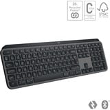 Logitech MX Keys S Advanced, clavier Graphite, Layout US (QWERTY)