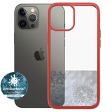 PanzerGlass ClearCaseColor iPhone 12 Pro Max, Housse smartphone Transparent/Rouge