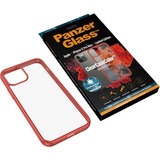 PanzerGlass ClearCaseColor iPhone 12 Pro Max, Housse smartphone Transparent/Rouge