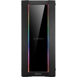 Sharkoon ELITE SHARK CA200G boîtier big tower Noir | 4x USB-A | RGB | Verre Trempé