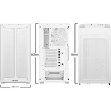 be quiet! PURE BASE 501 DX boîtier midi tower Blanc | 2x USB-A | 1x USB-C | RGB | Verre Trempé