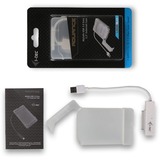 i-tec MySafe USB 3.0 Easy, Boîtier disque dur Blanc/transparent