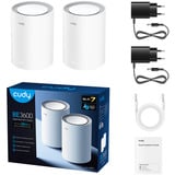 Cudy Cudy BE3600 (2-Pack), Routeur maillé Blanc, Routeur mesh Wi-Fi 7