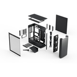 Fractal Design Define One boîtier midi tower Noir | 2x USB-A | 1x USB-C | Window