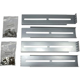 Inter-Tech Jeu de rails télescopiques 26" pour boîtier IPC Argent