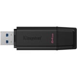 Kingston DataTraveler Exodia 64 GB, Clé USB Noir, 64 Go, USB Type-A, 3.2 Gen 1 (3.1 Gen 1), Casquette, 8,96 g, Noir