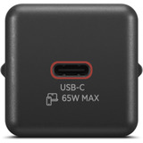 Lenovo 65W Mini USB-C GaN Charger Noir, 1x USB-C, avec câble