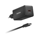 Lenovo Chargeur GaN Mini USB-C 65 W Noir