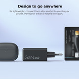 Lenovo Chargeur GaN Mini USB-C 65 W Noir