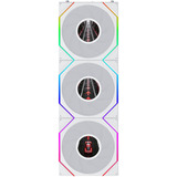 Lian Li UNI FAN TL LCD FLEX ventilateurs de boîtier RGB  Blanc, 3 pièces, 124 x 120 x 28 mm, PWM