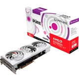 SAPPHIRE Radeon RX 7700 XT PURE GAMING OC, Carte graphique Blanc, RDNA 3, GDDR6, 2x DisplayPort, 2x HDMI 2.1