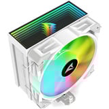 Sharkoon A40 RGB Refroidisseur CPU Blanc, Connecteur de ventilateur PWM à 4 broches