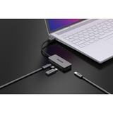 Sitecom USB-A vers 4x USB-C hub, Hub USB Gris