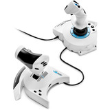Thrustmaster T.Flight Hotas 5 Microsoft Flight Simulator Edition Blanc USB simulation de vol Numérique PC, PlayStation 5, PlayStation 4, Contrôleur  Blanc/Noir, simulation de vol, PC, PlayStation 5, PlayStation 4, Touche Partage, Touche mode, Touche Options, Numérique, Avec fil, USB