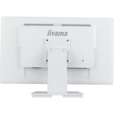 iiyama ProLite T2452MSC-W1 24" Moniteur  Blanc/Noir, Touch, HDMI, DisplayPort, USB, Audio