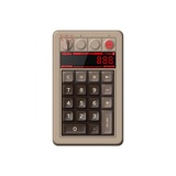 8BitDo Retro 18 Mechanical Numpad - C64 Edition, Pavé numérique Beige/gris, Kaih Box White switch V2, Double shot ABS keycaps, USB / 2,4 GHz / Bluetooth