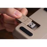 8BitDo Retro 18 Mechanical Numpad - C64 Edition, Pavé numérique Beige/gris, Kaih Box White switch V2, Double shot ABS keycaps, USB / 2,4 GHz / Bluetooth