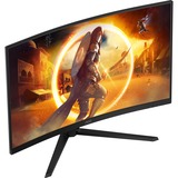 AOC CQ32G4VE 31.5" Moniteur gaming incurvé  Noir, 180Hz, HDMI, DisplayPort