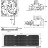 ARCTIC Liquid Freezer II 420mm, Watercooling Noir