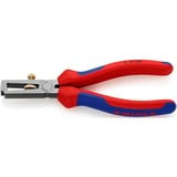 KNIPEX Pince à dénuder polie/confort 160 mm Rouge/Bleu