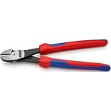 KNIPEX Pince coupante de côté à forte démultiplication 74 02 250, Tenailles de cran noire atramentisée