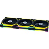 Lian Li UNI FAN SL120 Wireless Reverse Blade, Ventilateur de boîtier Noir, 3 pièces, connecteur de ventilateur PWM à 4 broches