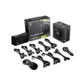 MSI MAG A1250GL PCIE5 alimentation  modulaire 1250 watt Noir, 1x 12V-2x6, 4x PCIe