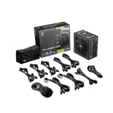 MSI MAG A1250GL PCIE5 alimentation modulaire 1250 watt Noir, 1x 12V-2x6, 4x PCIe