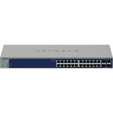 Netgear Commutateur Gigabit Smart 24 ports avec 4 ports SFP, Switch Gris, 10 Go