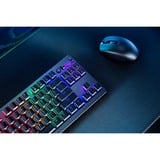 Razer Deathstalker V2 Pro TKL RGB clavier gaming mécanique Noir, Layout US (QWERTY), Razer Linear Optical (Red), 80% (TKL), Bluetooth