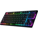 Razer Deathstalker V2 Pro TKL, clavier gaming Noir, Layout États-Unis, Razer Linear Optical (Red), US layout, Razer Linear Optical (Red), RGB leds, ABS keycaps, Bluetooth