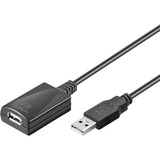 goobay câble d'extension USB 95439  Noir, 5 mètres