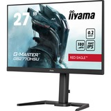 iiyama G-Master Red Eagle GB2770HSU-B6 27" Moniteur gaming Noir, 1x DisplayPort, 1x HDMI, 4x USB-A, 180 Hz