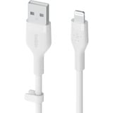 Belkin BOOSTCHARGE Flex USB-A/USB-C, Câble Blanc, 2 mètres